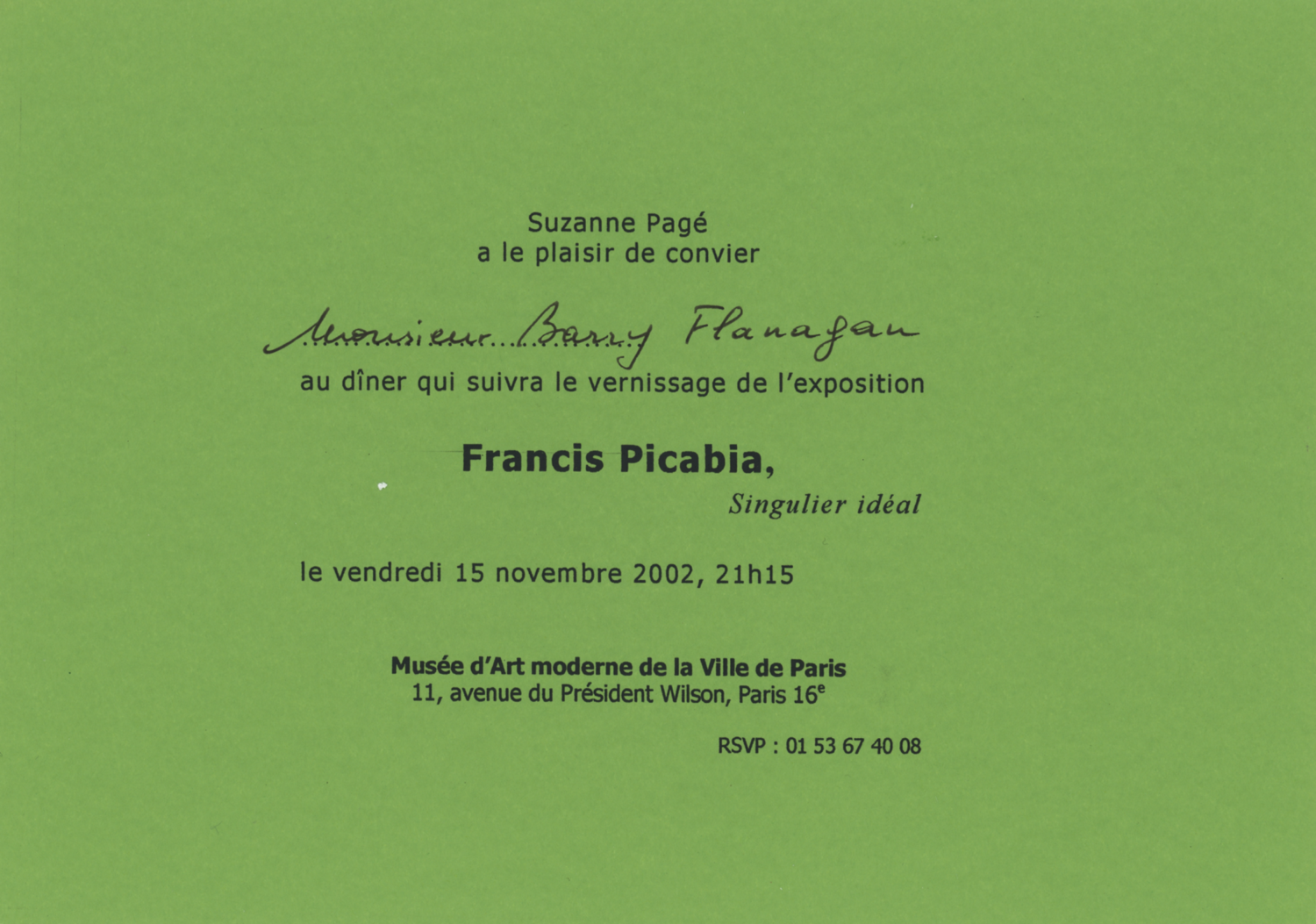 ‘Francis Picabia, singulier idéal’ (November 2002 – March 2003)